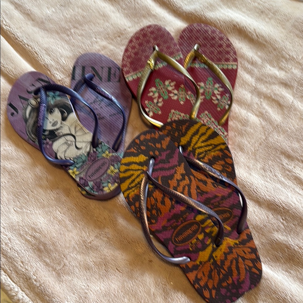 Havaianas Women's Sandals - Multicolor Floral and Graphic Designs